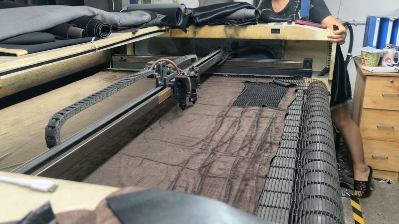 Production line — automated cutting